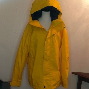 Yellow Burton Dryride Snowboarding jacket XL